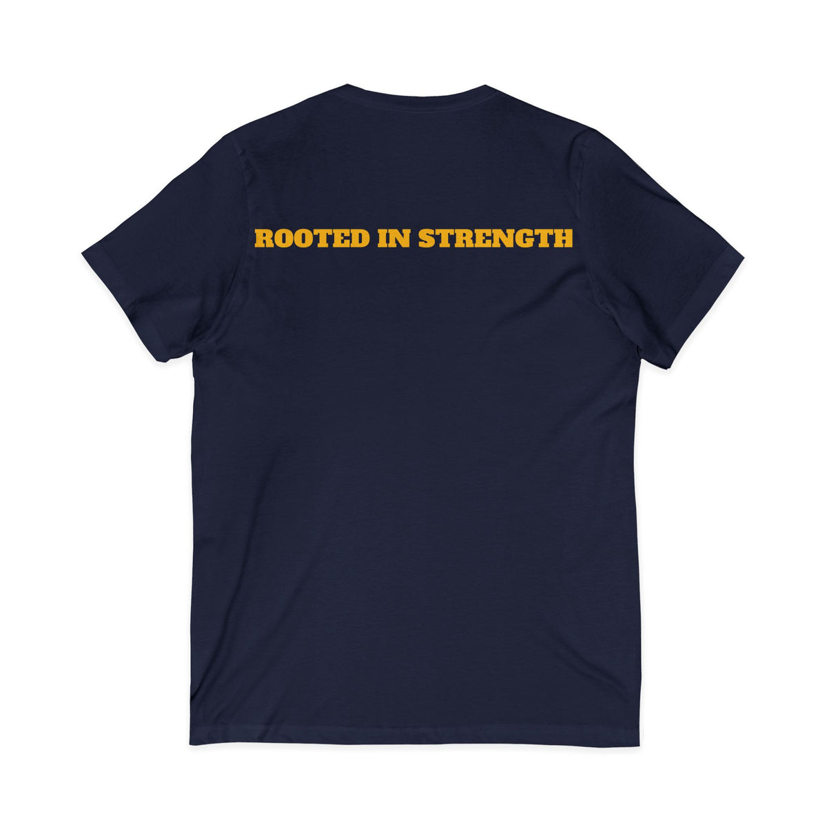 Rooted in strength V‑Neck Tee — By Ekiaqueen