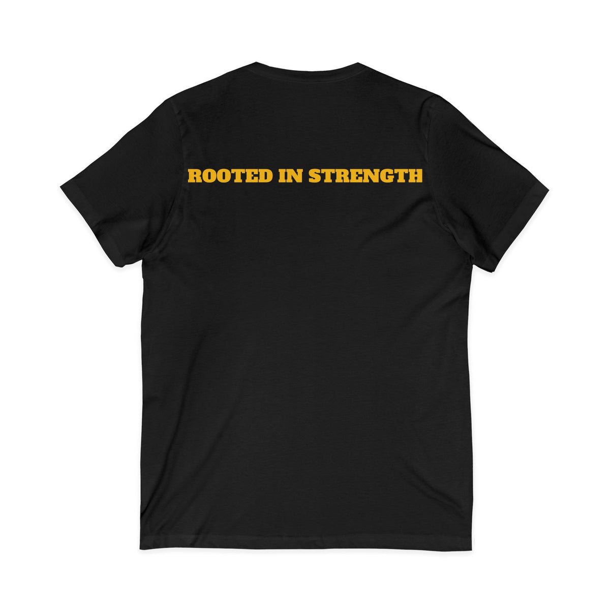 Rooted in strength V‑Neck Tee — By Ekiaqueen