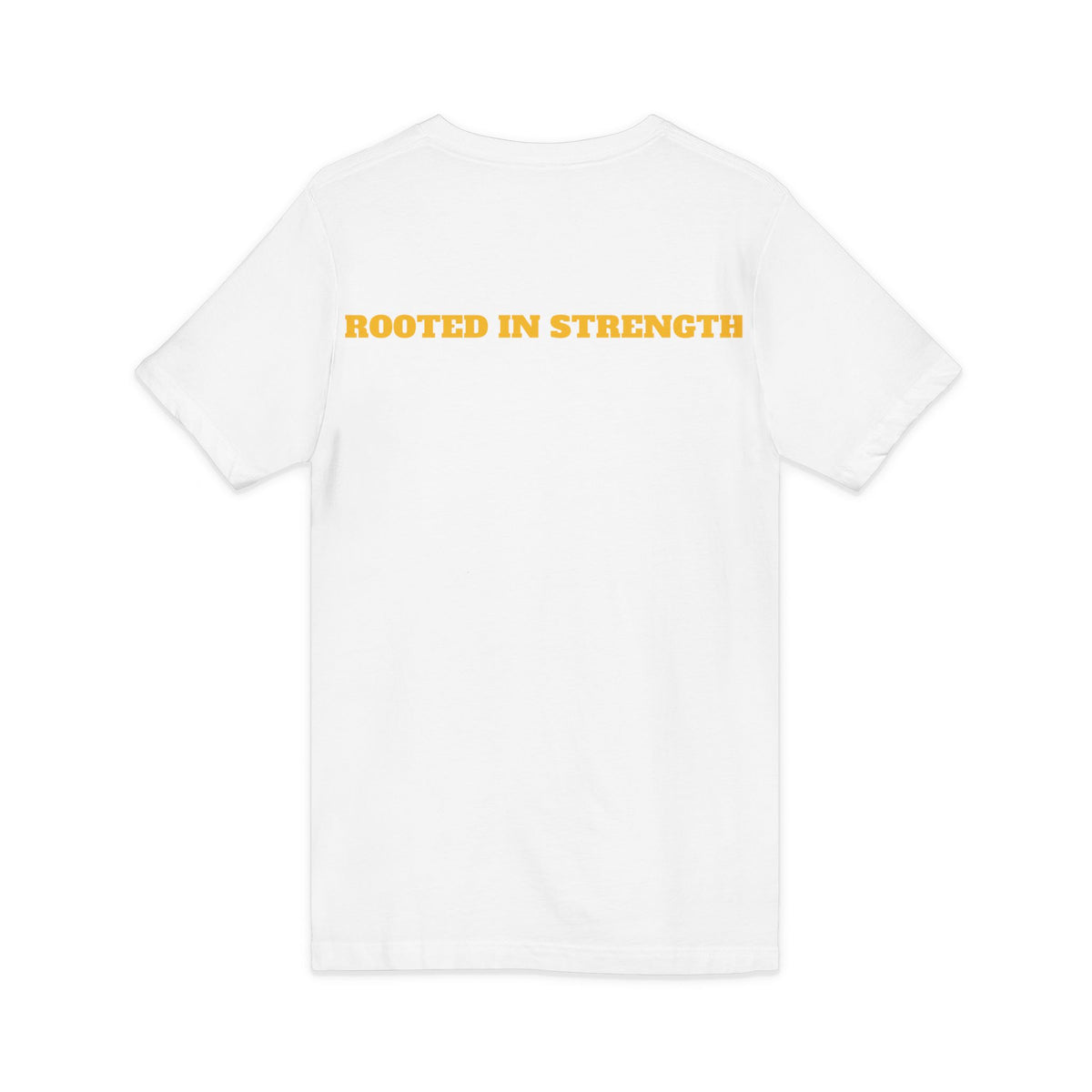Rooted in strength V‑Neck Tee — By Ekiaqueen