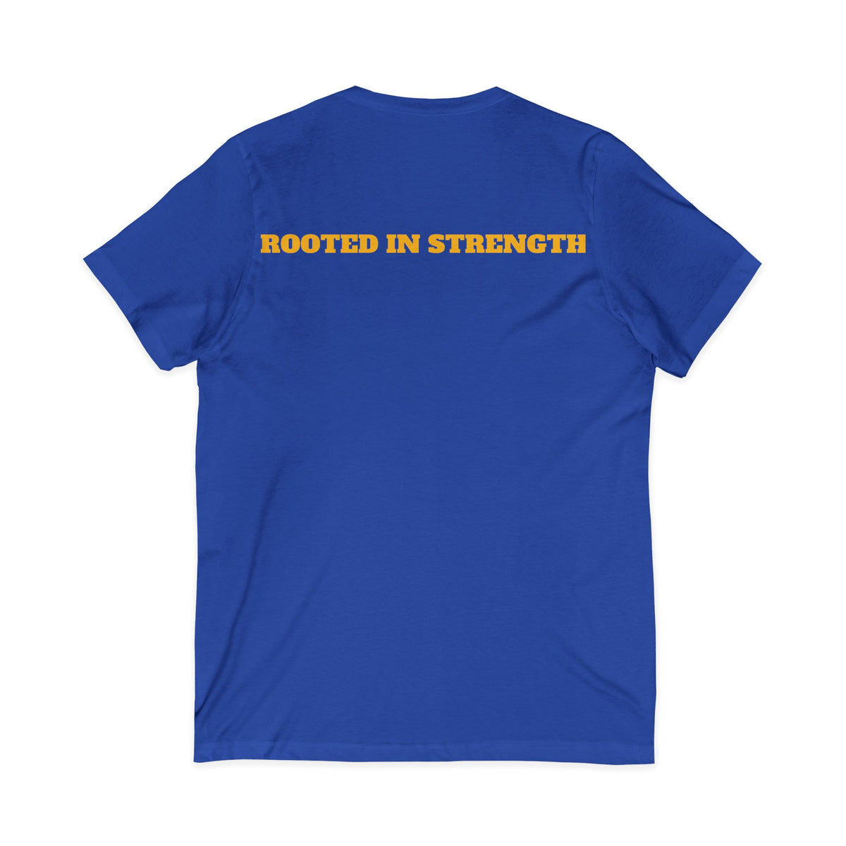 Rooted in strength V‑Neck Tee — By Ekiaqueen