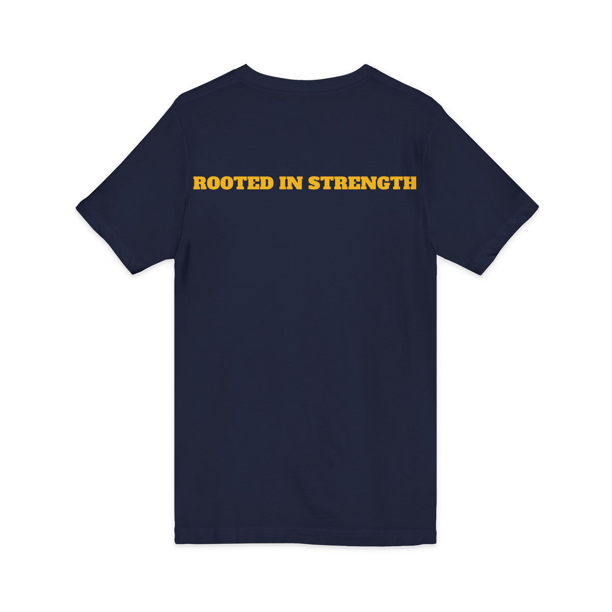 Rooted in strength V‑Neck Tee — By Ekiaqueen