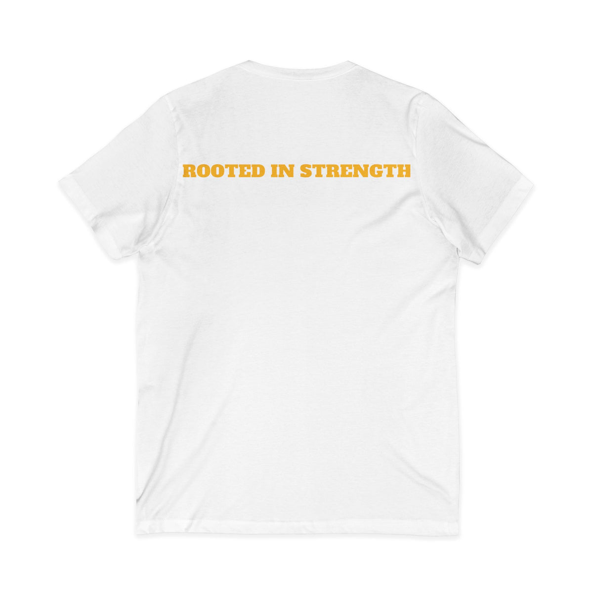 Rooted in strength V‑Neck Tee — By Ekiaqueen